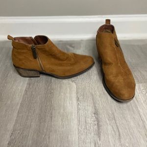 Bamboo brand low rise booties